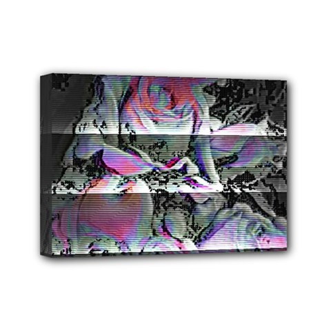 Techno Bouquet Mini Canvas 7  X 5  (stretched) by MRNStudios