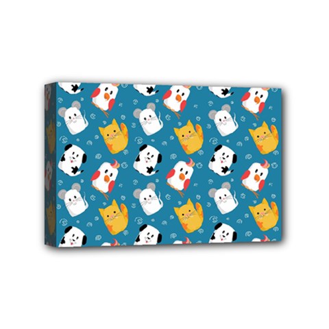 Funny Pets Mini Canvas 6  X 4  (stretched) by SychEva