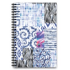Blue Pastel Print 5 5  X 8 5  Notebook by designsbymallika