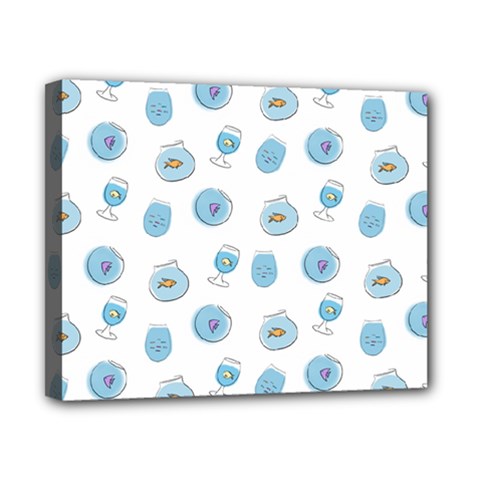 Aquarium With Fish Canvas 10  X 8  (stretched) by SychEva