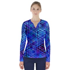Zzzap! V-neck Long Sleeve Top by MRNStudios