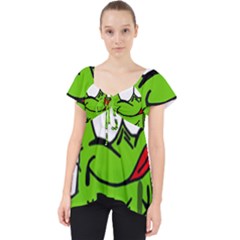 Cactus Lace Front Dolly Top by IIPhotographyAndDesigns