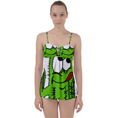 Cactus Babydoll Tankini Set by IIPhotographyAndDesigns