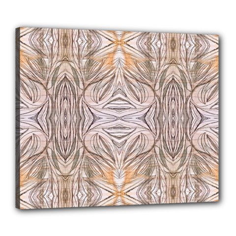 Inked Patterns Repeats Canvas 24  X 20  (stretched) by kaleidomarblingart