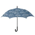 Folk flowers art pattern  Hook Handle Umbrellas (Medium) View3
