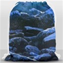 Big Rocks Illuminated By Sunlight Print Drawstring Bag (Large) View1
