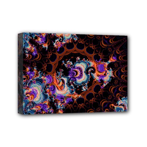 Viral Mandala Mini Canvas 7  X 5  (stretched) by MRNStudios
