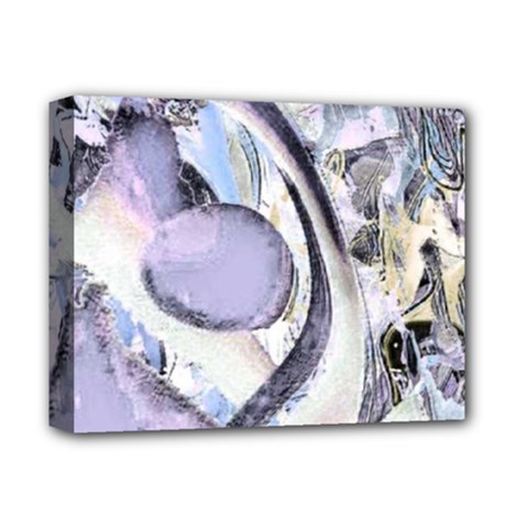 Landslide Baby Blue Deluxe Canvas 14  X 11  (stretched) by MRNStudios