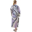 Landslide Baby Blue Maxi Velour Kimono View2