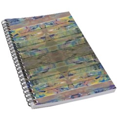 Painted Stripes Repeats 5 5  X 8 5  Notebook by kaleidomarblingart