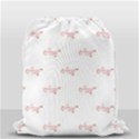 Amor Text Drawing Pattern Drawstring Bag (Small) View2
