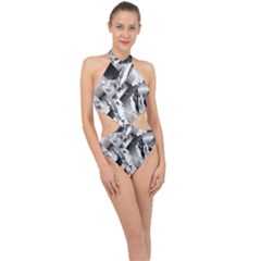 Primitive Halter Side Cut Swimsuit by MRNStudios