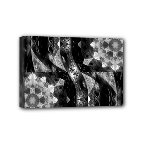 Gemini Mandala Mini Canvas 6  X 4  (stretched) by MRNStudios