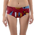 50s Reversible Mid-Waist Bikini Bottoms View1