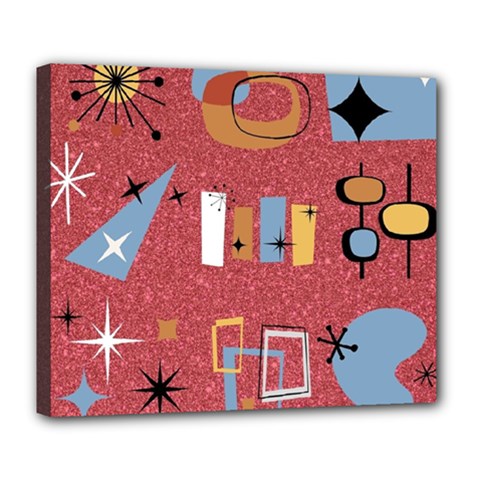 50s Deluxe Canvas 24  X 20  (stretched) by NerdySparkleGoth