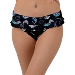 Witch Goth Pastel Pattern Frill Bikini Bottom by NerdySparkleGoth