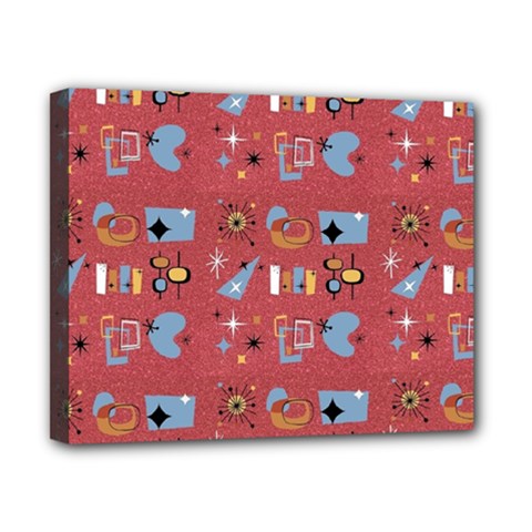 50s Small Print Canvas 10  X 8  (stretched) by NerdySparkleGoth