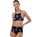 Small Witch Goth Pastel Print High Waist Tankini Set View1