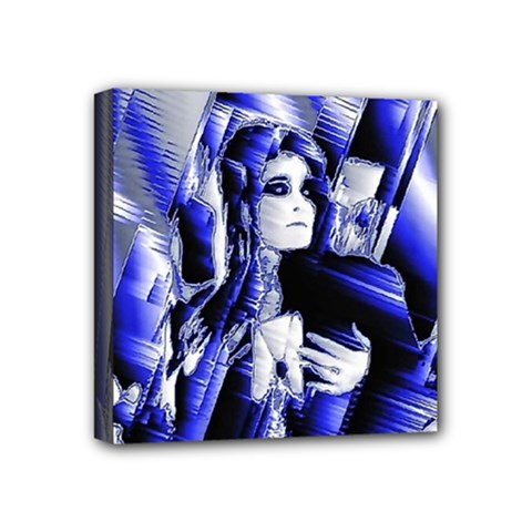 Glacial Speeds Mini Canvas 4  X 4  (stretched) by MRNStudios