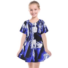Glacial Speeds Kids  Smock Dress by MRNStudios