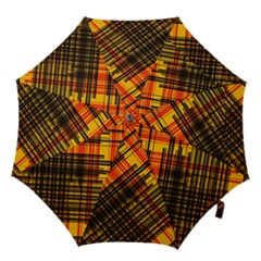 Root Humanity Orange Yellow And Black Hook Handle Umbrellas (medium) by WetdryvacsLair