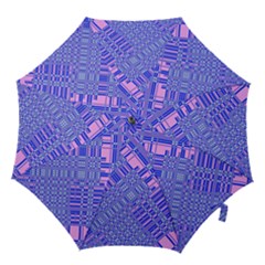 Root Humanity Barcode Purple Pink And Galuboi Hook Handle Umbrellas (medium) by WetdryvacsLair