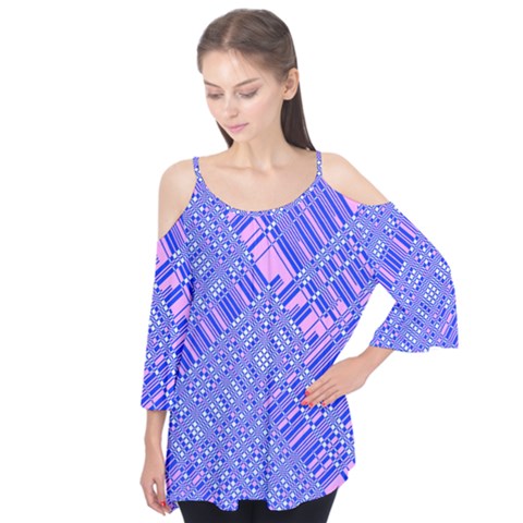 Root Humanity Barcode Purple Pink And Galuboi Flutter Tees by WetdryvacsLair