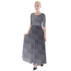 Wonderful Gradient Shades 2 Half Sleeves Maxi Dress by PatternFactory