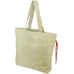 Jubilee Soft Golden Drawstring Tote Bag by PatternFactory