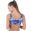 Watercolor-rose-flower-romantic Front Tie Bikini Top View2