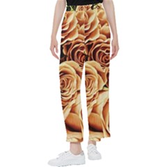 Roses-flowers-bouquet-rose-bloom Women s Pants  by Sapixe