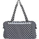 Black And White Checkerboard Background Board Checker Multi Function Bag View2