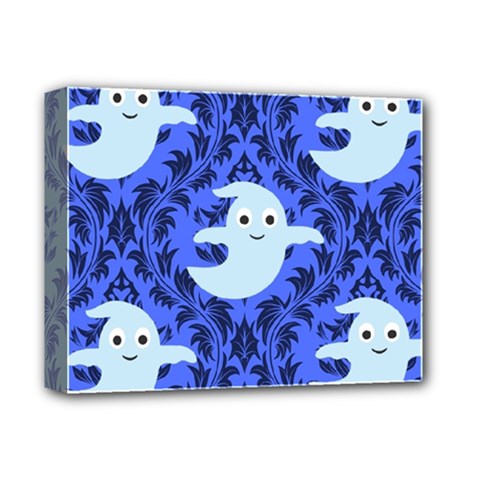 Ghost Pattern Deluxe Canvas 14  X 11  (stretched) by NerdySparkleGoth