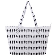 Athletic Running Graphic Silhouette Pattern Full Print Shoulder Bag by dflcprintsclothing