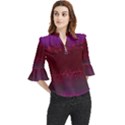 395ff2db-a121-4794-9700-0fdcff754082 Loose Horn Sleeve Chiffon Blouse View1