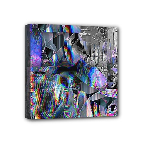 Tomtom Mini Canvas 4  X 4  (stretched) by MRNStudios