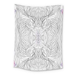 Mono Repeats Iii Medium Tapestry by kaleidomarblingart