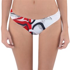 Modern Art Reversible Hipster Bikini Bottoms by Sparkle