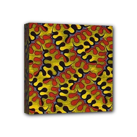 Modern Zippers Mini Canvas 4  X 4  (stretched) by Sparkle
