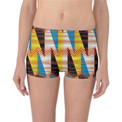 Digital Tringles Reversible Boyleg Bikini Bottoms by Sparkle