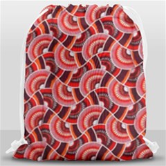 Digital Waves Drawstring Bag (large) by Sparkle