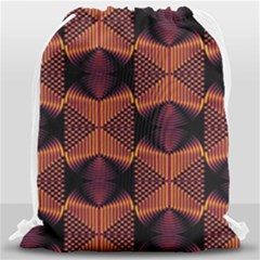 Digital Diamonds Drawstring Bag (large) by Sparkle