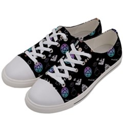 Pastel Goth Witch Women s Low Top Canvas Sneakers by NerdySparkleGoth