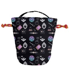 Pastel Goth Witch Drawstring Bucket Bag by NerdySparkleGoth