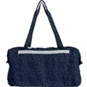 Blue Stripes On Dark Background Multi Function Bag View2