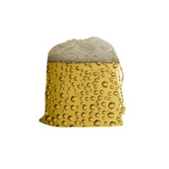 Beer Bubbles Drawstring Pouch (medium) by Sudhe
