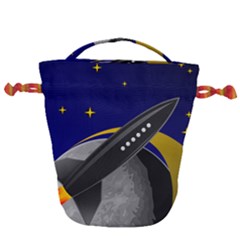 Science-fiction-sci-fi-sci-fi-logo Drawstring Bucket Bag by Sudhe