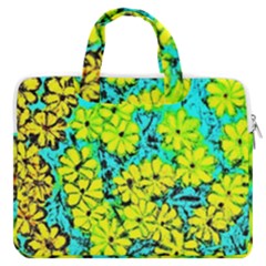 Chrysanthemums Macbook Pro Double Pocket Laptop Bag (large) by Hostory