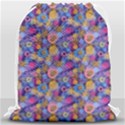 Multicolored Circles And Spots Drawstring Bag (Large) View1
