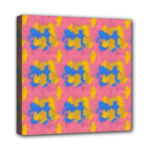 Abstract Painting Mini Canvas 8  X 8  (stretched) by SychEva